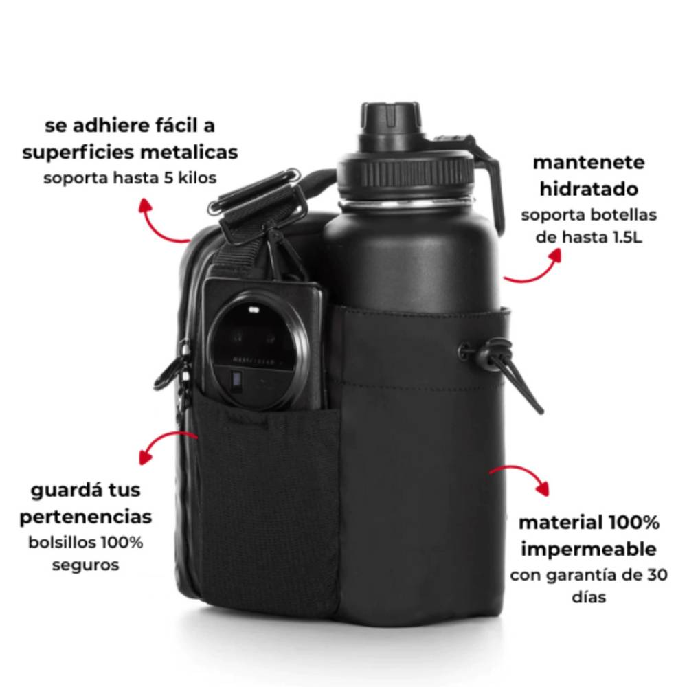 MagnaFit®: Más Concentración, Cero Accidentes. Tus Pertenencias, Jamás en el Suelo.