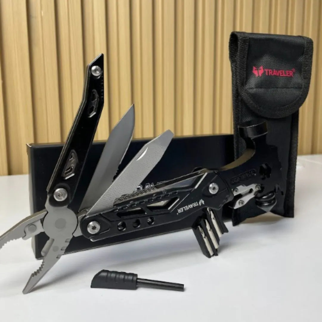 Martillo Titan Pro 19 La Multiherramienta de Acero Inoxidable Definitiva para Todo Terreno 🔧🔥