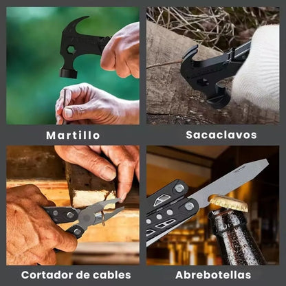Martillo Titan Pro 19 La Multiherramienta de Acero Inoxidable Definitiva para Todo Terreno 🔧🔥