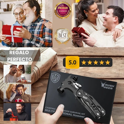 Martillo Titan Pro 19 La Multiherramienta de Acero Inoxidable Definitiva para Todo Terreno 🔧🔥