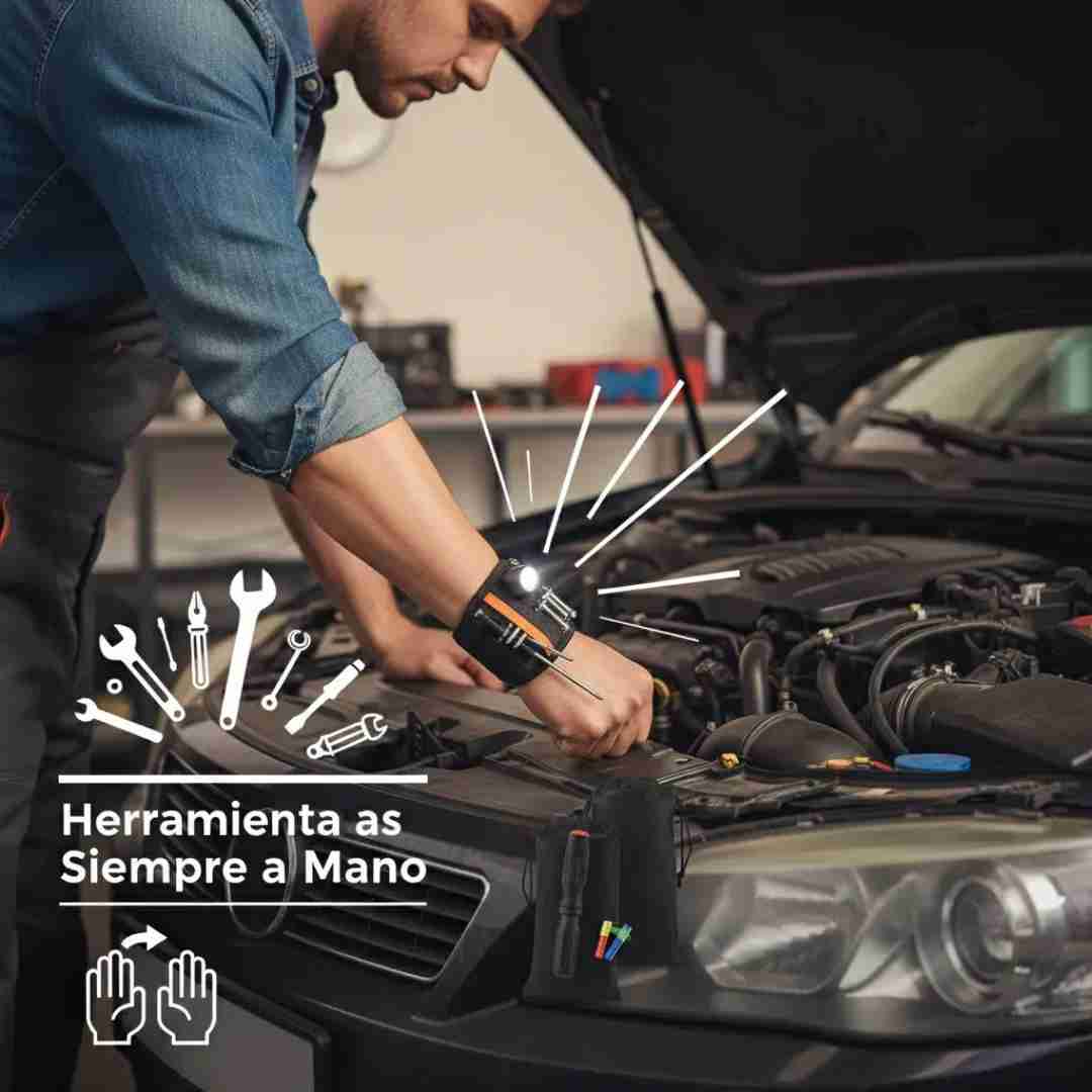 Brazalete Magnético Pro™: La forma más práctica de tenerlo todo a la mano