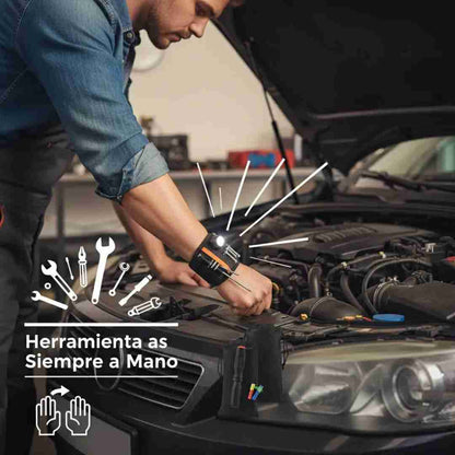 Brazalete Magnético Pro™: La forma más práctica de tenerlo todo a la mano