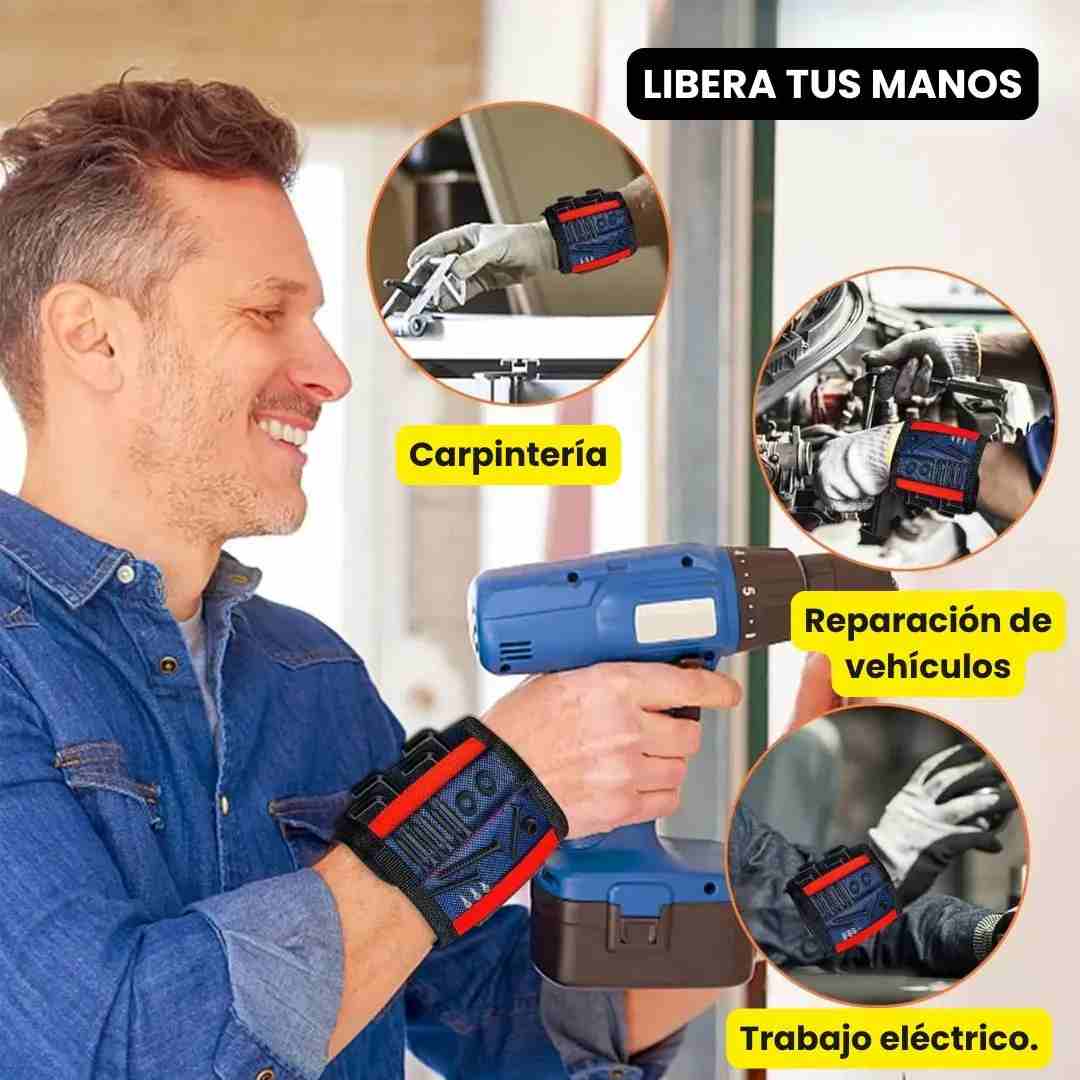 Brazalete Magnético Pro™: La forma más práctica de tenerlo todo a la mano