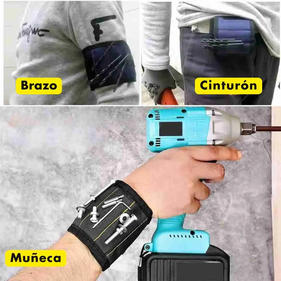 Brazalete Magnético Pro™: La forma más práctica de tenerlo todo a la mano