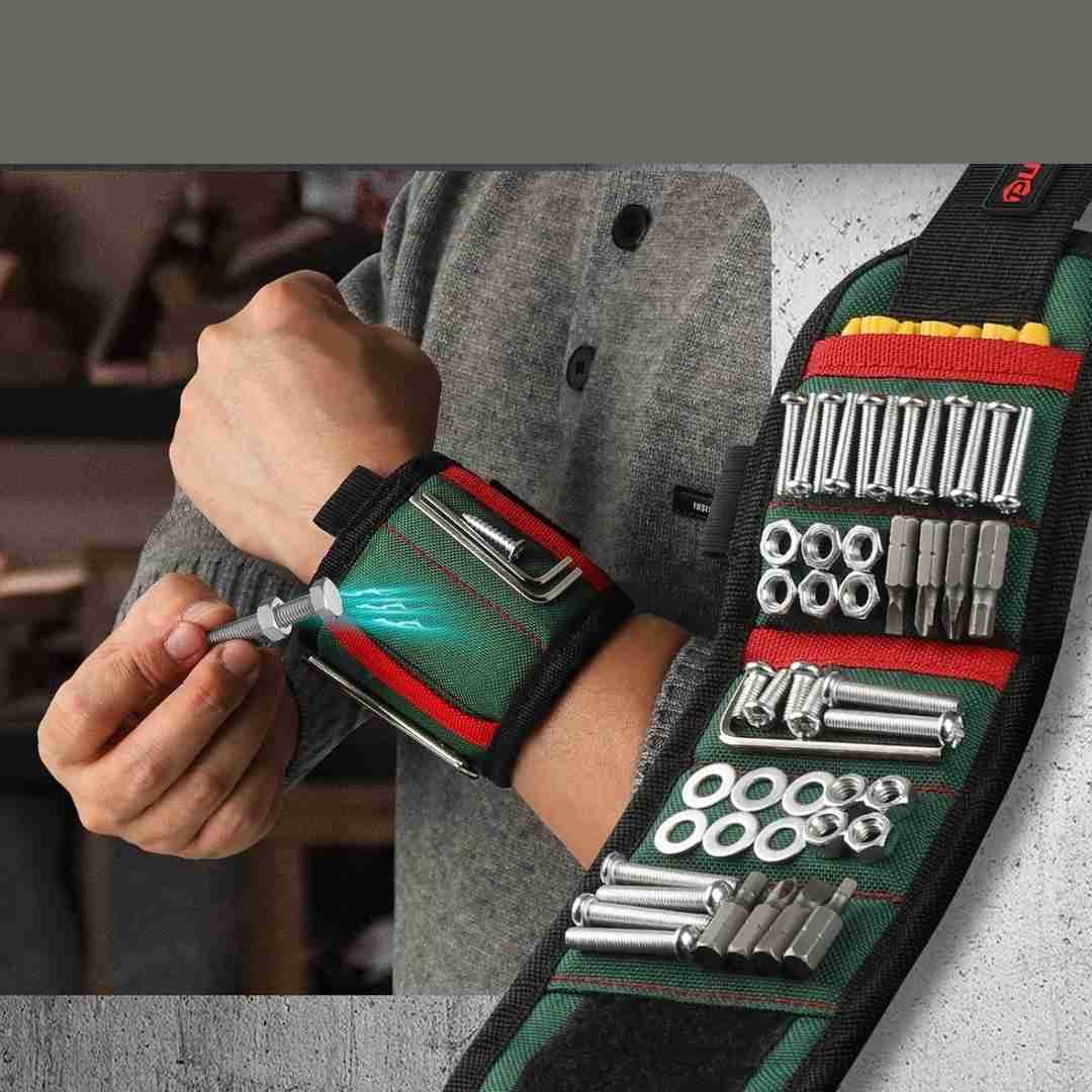 Brazalete Magnético Pro™: La forma más práctica de tenerlo todo a la mano